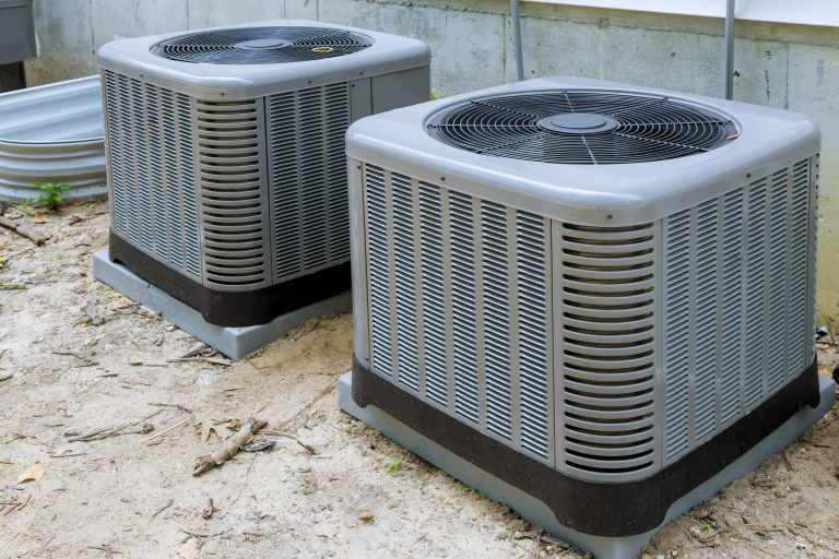 air conditioning units on house